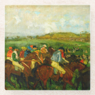 Edgar Degas Horseback Riding Glasuntersetzer