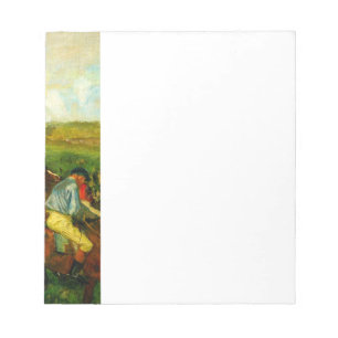 Edgar Degas Horseback Riding Notizblock