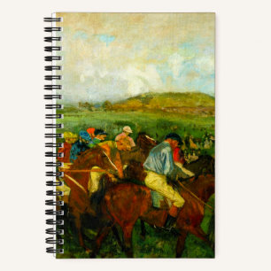 Edgar Degas Horseback Riding Notizbuch