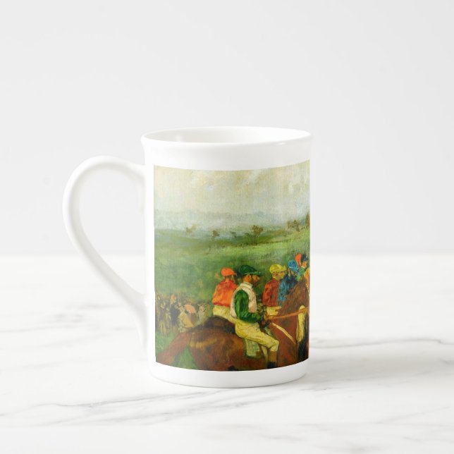 Edgar Degas Horseback Riding Prozellantasse (Links)
