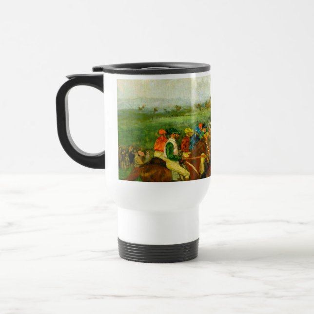 Edgar Degas Horseback Riding Reisebecher (Links)