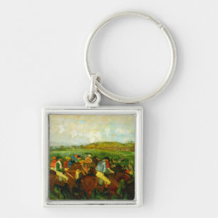 Edgar Degas Horseback Riding Schlüsselanhänger