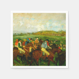 Edgar Degas Horseback Riding Serviette