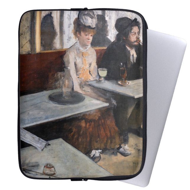Edgar Degas - Im Café / The Absinthe Laptopschutzhülle (Von Creator hochgeladen)