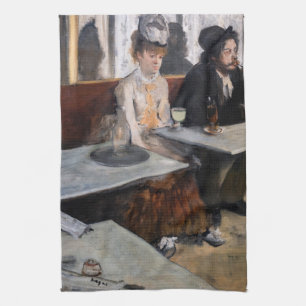 Edgar Degas - In einem Café / Der Absinth Geschirrtuch