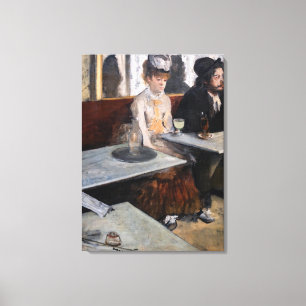 Edgar Degas - In einem Café / Der Absinth Leinwanddruck