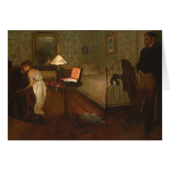 Edgar Degas - Innenraum (Vorderseite (Horizontal))