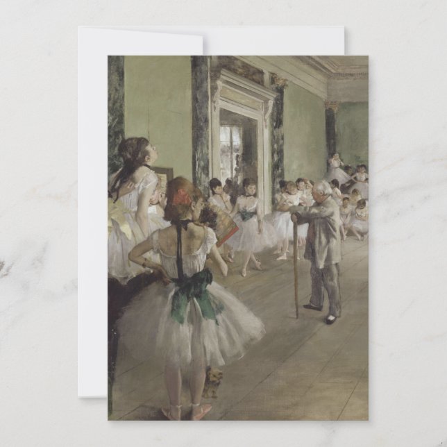 Edgar Degas - La Classe de danse Einladung (Vorderseite)