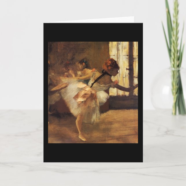 Edgar Degas La Répétition De Danse Karte (Vorderseite)
