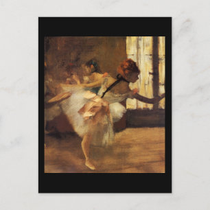 Edgar Degas La Répétition De Danse Postkarte