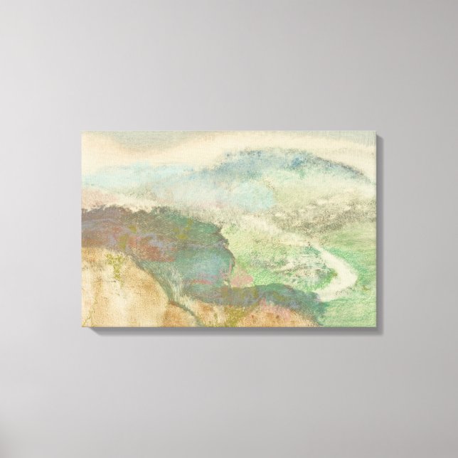 Edgar Degas - Landschaft Leinwanddruck (Vorderseite)