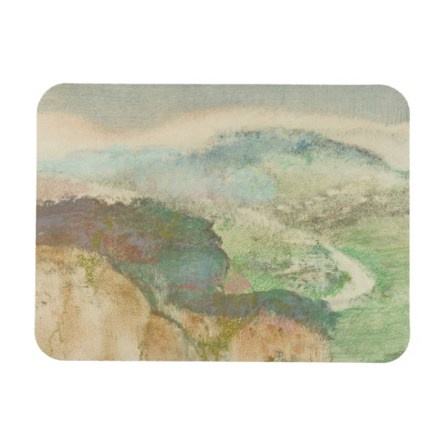 Edgar Degas - Landschaft Magnet (Horizontal)