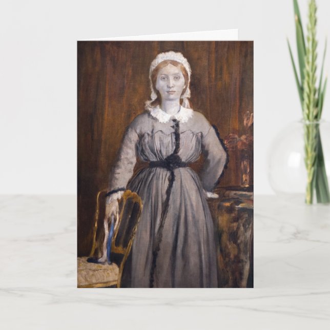 Edgar Degas - Marguerite de Gas Karte (Vorderseite)