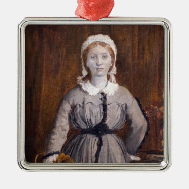 Edgar Degas - Marguerite de Gas Ornament Aus Metall (Vorne)
