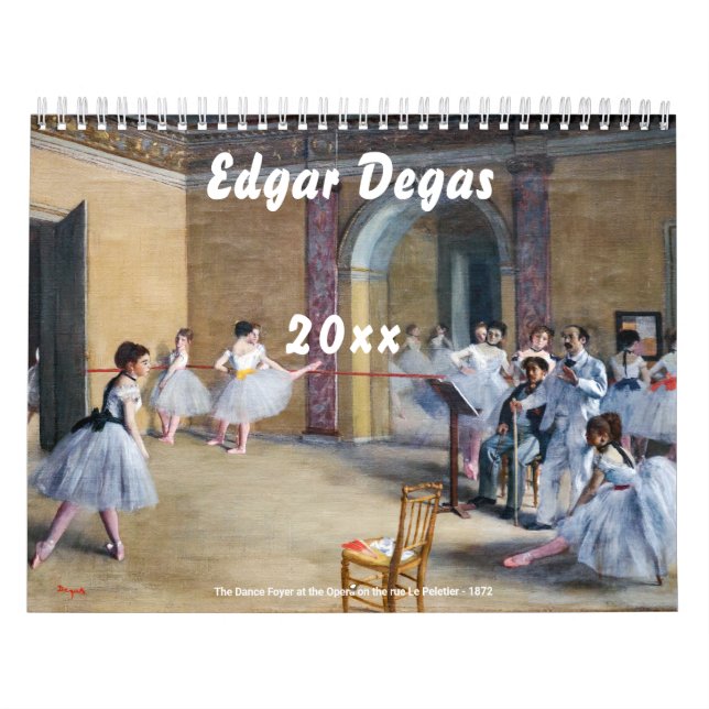 Edgar Degas Masterpiece Selection Kalender (Titelbild)