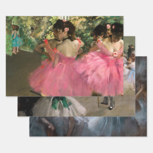 Edgar Degas - Meisterwerke Auswahl Geschenkpapier Set