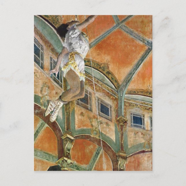 Edgar Degas | Miss La la beim Cirque Fernando Postkarte (Vorderseite)