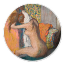 Edgar Degas - Nach dem Tod wischt die Frau Neck ab