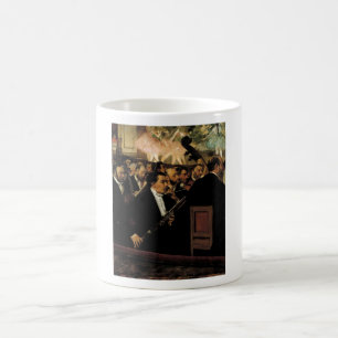 Edgar Degas - Orcchestra von OperClarinet 1870 Kaffeetasse
