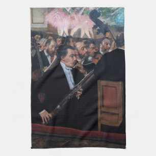 Edgar Degas - Orchester an der Oper Geschirrtuch