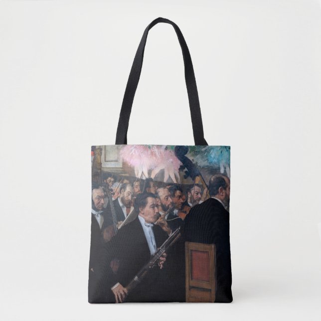 Edgar Degas - Orchester an der Oper Tasche (Vorderseite)