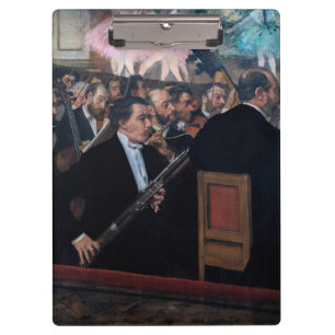 Edgar Degas - Orchester in der Oper Klemmbrett