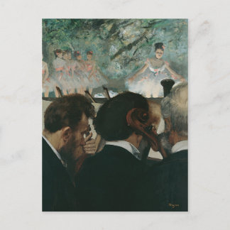 Edgar Degas | Orchestra Musicians | Neue Adresse Ankündigungspostkarte
