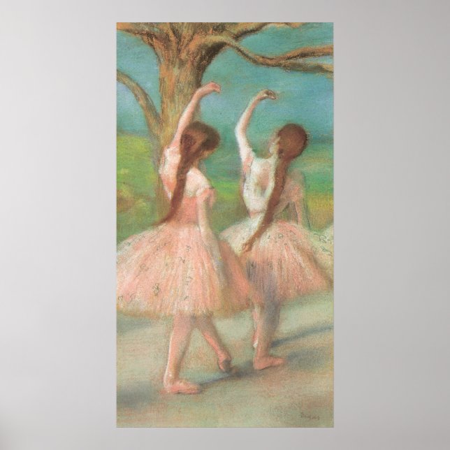 Edgar Degas Pink Dancer Poster (Vorne)