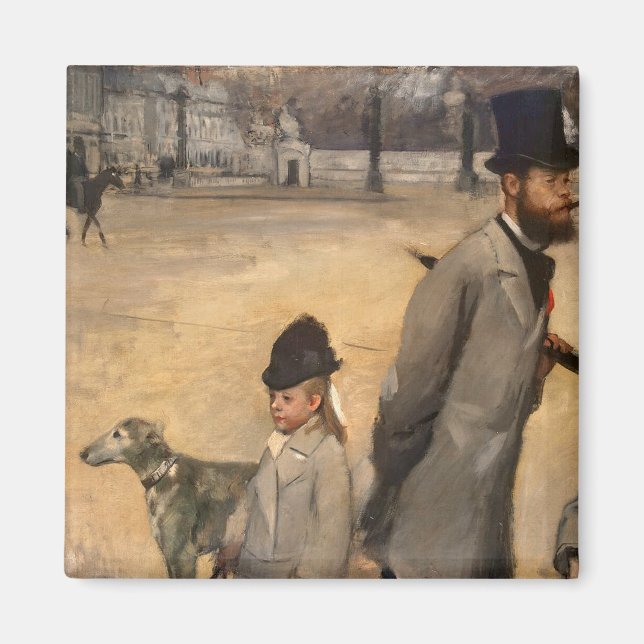 Edgar Degas | Place de la Concorde, 1875 Magnet (Vorne)