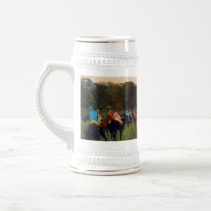 Edgar Degas Race Pferde in Longchamp Bierglas