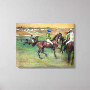 Edgar Degas-Rennpferde Leinwanddruck