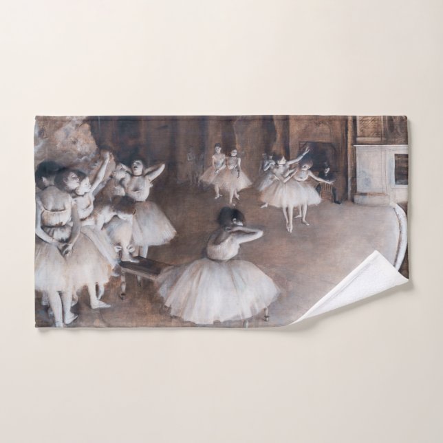 Edgar Degas - Répétition de ballet sur scène (Serviette à main)