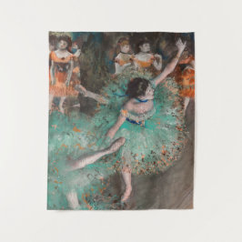Edgar Degas - Schwuchender Tänzer / Tänzer in Grün Wandteppich
