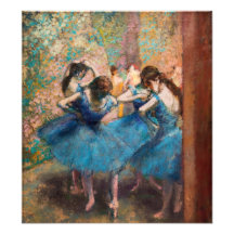 Edgar Degas - Tänzer in Blau