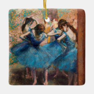 Edgar Degas - Tänzer in Blau Keramikornament