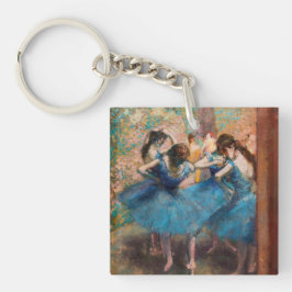 Edgar Degas - Tänzer in Blau Schlüsselanhänger