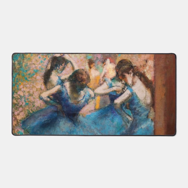 Edgar Degas - Tänzer in Blau Schreibtischunterlage (Vorderseite)