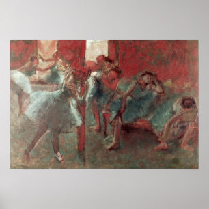 Edgar Degas   Tänzer in der Probe, 1895-1998 Poster