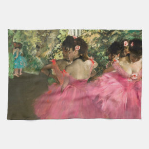 Edgar Degas - Tänzer in Rosa Geschirrtuch
