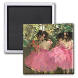 Edgar Degas - Tänzer in Rosa Magnet