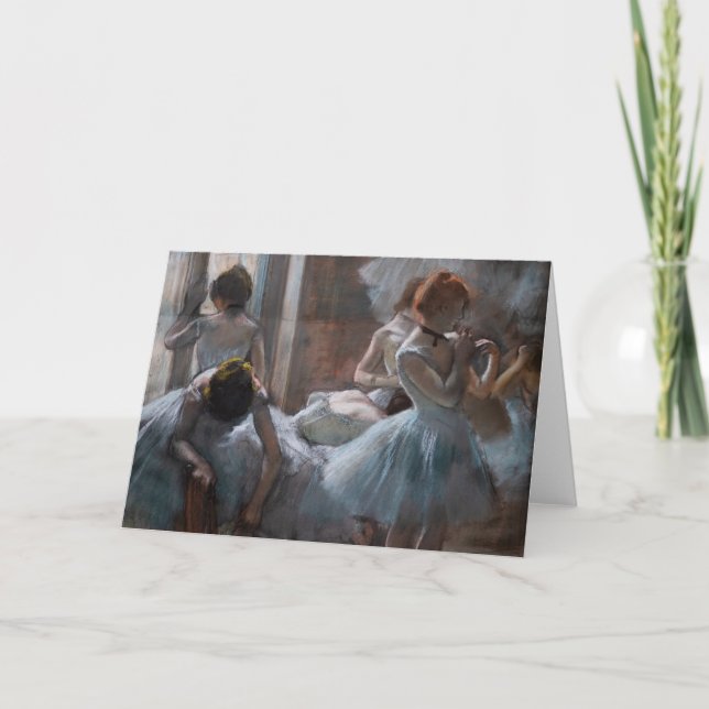 Edgar Degas - Tänzer Karte (Vorderseite)