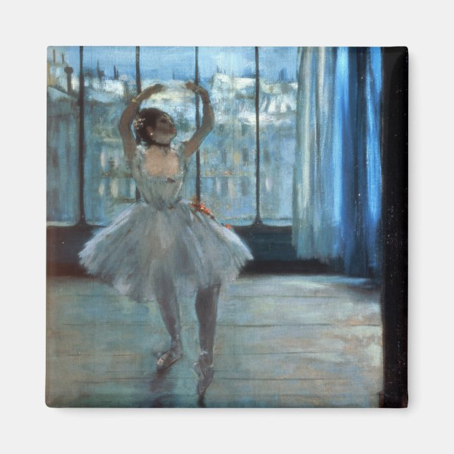 Edgar Degas | Tänzer vor einem Fenster Magnet (Vorne)