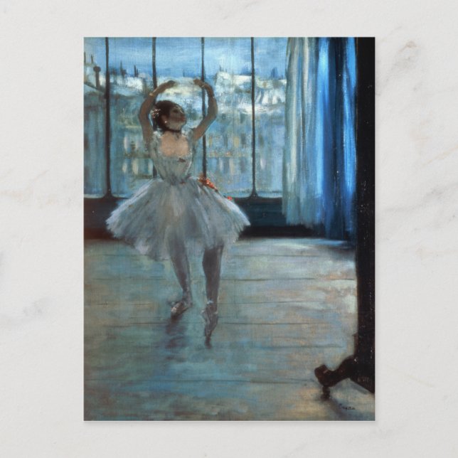 Edgar Degas | Tänzer vor einem Fenster Postkarte (Vorderseite)