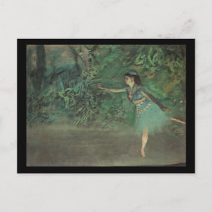 Edgar Degas Tänzerin auf der Bühne Postkarte
