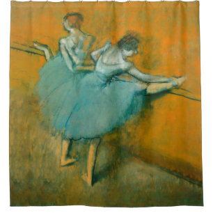 Edgar Degas Tänzerinnen an der Stange Druck: Balle Duschvorhang