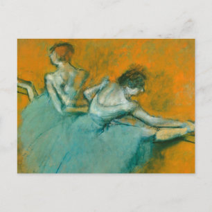 Edgar Degas Tänzerinnen an der Stange Druck: Balle Postkarte