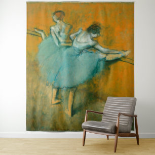Edgar Degas Tänzerinnen an der Stange Druck: Balle Wandteppich