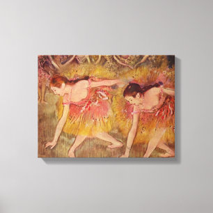 Edgar Degas Tänzerinnen beim Bücken Leinwanddruck