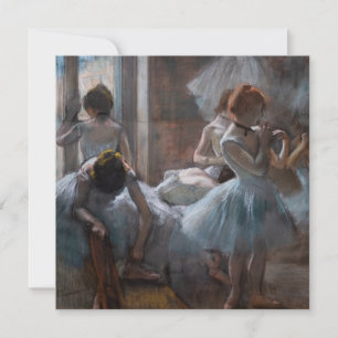 Edgar Degas - Tänzerinnen Dankeskarte