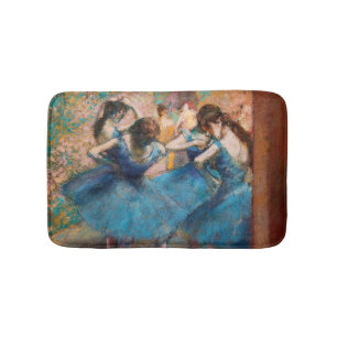 Edgar Degas - Tänzerinnen in blau Badematte